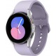 ساعة سامسونج جالكسي Watch5 الذكية، مراقبة الصحة، التمارين الرياضية، بطارية تدوم لوقت طويل، بلوتوث، 40 ملم، لون فضي