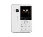 هاتف نوكيا 5310 ثنائي الشريحة أبيض/ أحمر، ذاكرة رام سعة 8 ميجابايت، ذاكرة داخلية سعة 16 ميجابايت، يدعم تقنية 2G