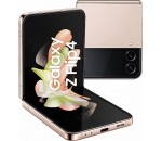 جوال سامسونج جالكسي Z Flip4 القابل للطيّ، يدعم شريحتين، نظام أندرويد، ذاكرة داخلية 128GB، لون ذهبي زهري